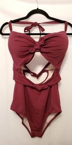 Shade & Shore One Piece Swimsuit Bathing Suit 38DD